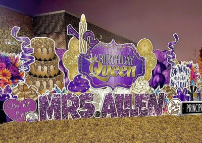 Big Yard Sign Happy Birthday McKinney