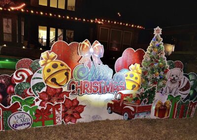 Christmas Yard Sign Rental McKinney, TX