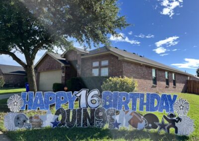 Yard Sign Rentals Company Yard Card Queen Mesquite, Texas