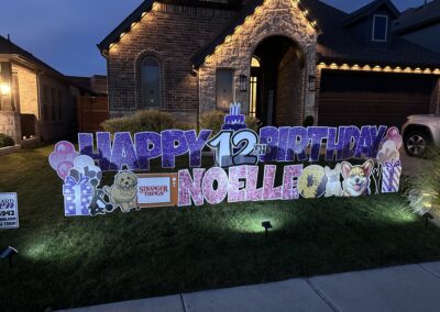 Yard Sign Rentals Company Yard Card Queen Mesquite, Texas