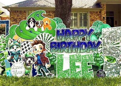 Happy Birthday Yard Sign